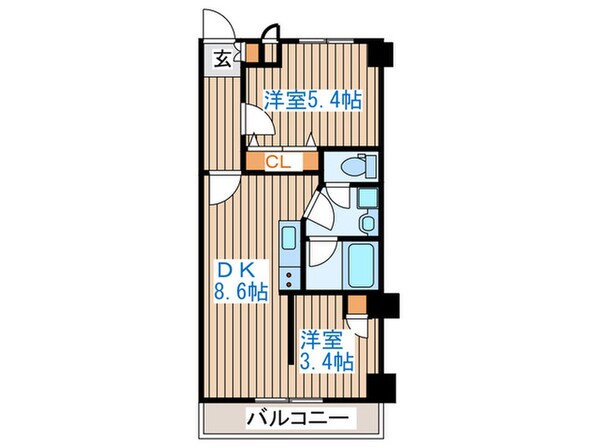 ボヌ－ルＫの物件間取画像